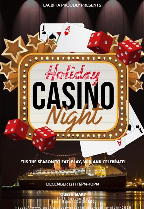 Holiday Casino Night .